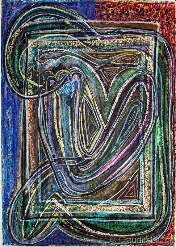 papier / wachs, aquarell